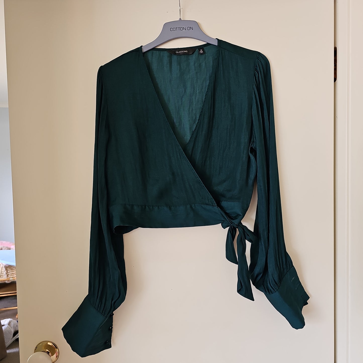 Glassons Forest Green Crop top