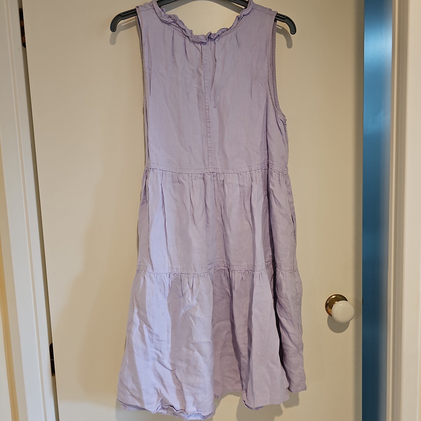 Lilac Linen Dress