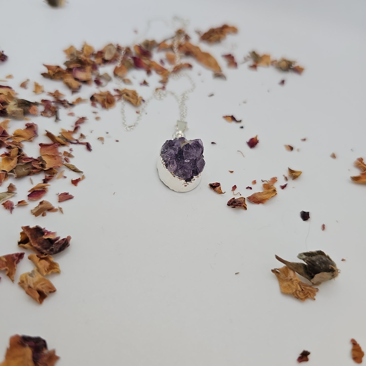 Amethyst Necklace - Reiki Infused