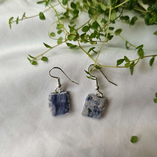 Blue Kyanite Earrings - Reiki Infused