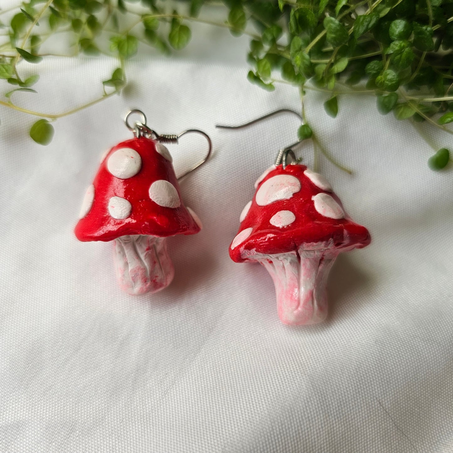 Mushroom Earrings - Reiki Infused