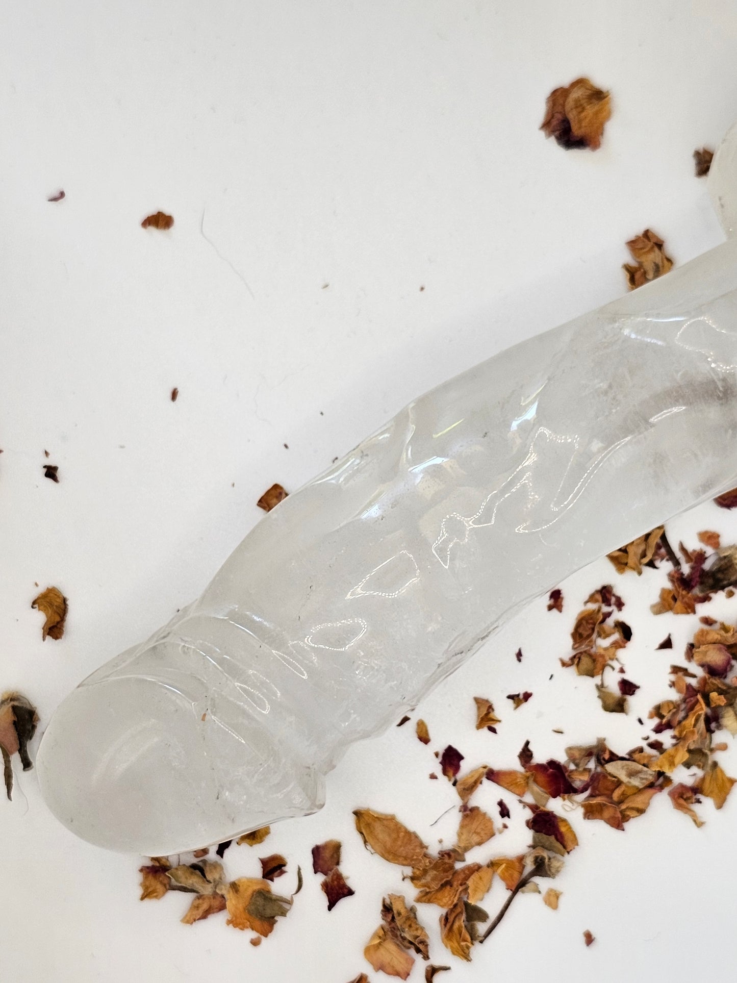 Clear Quartz Penis - Reiki Infused