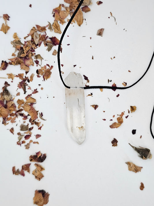 Clear Quartz Necklace - Reiki Infused