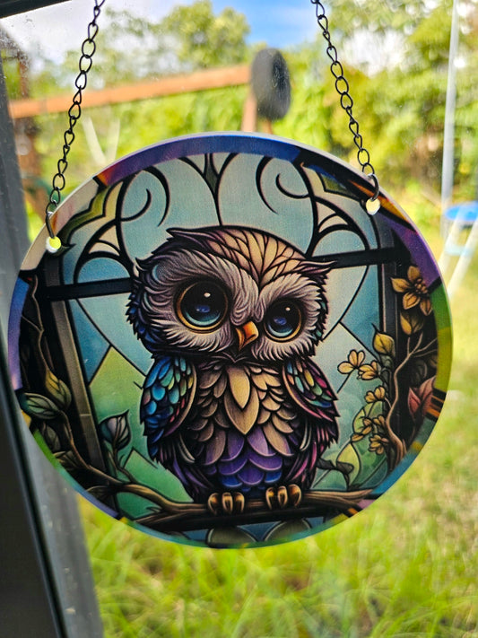 Owl Suncatcher