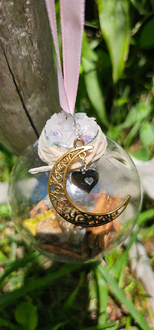 Whimsical Self-Love Witch Ball - Reiki Infused