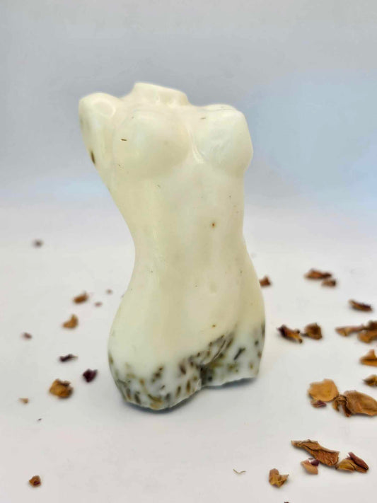 Luxurious Goats Milk Soap Female Torso - Reiki Infused