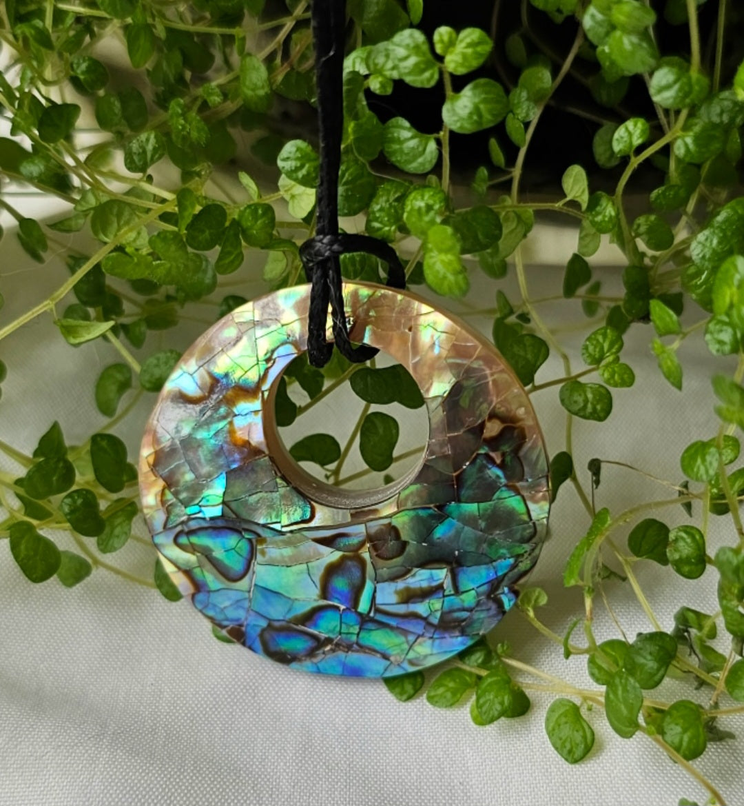 Paua ( Abalone ) Necklace - Reiki Infused