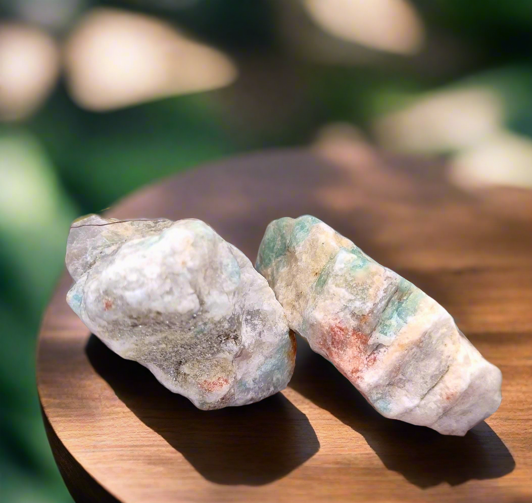 Amazonite Raw - Reiki Infused