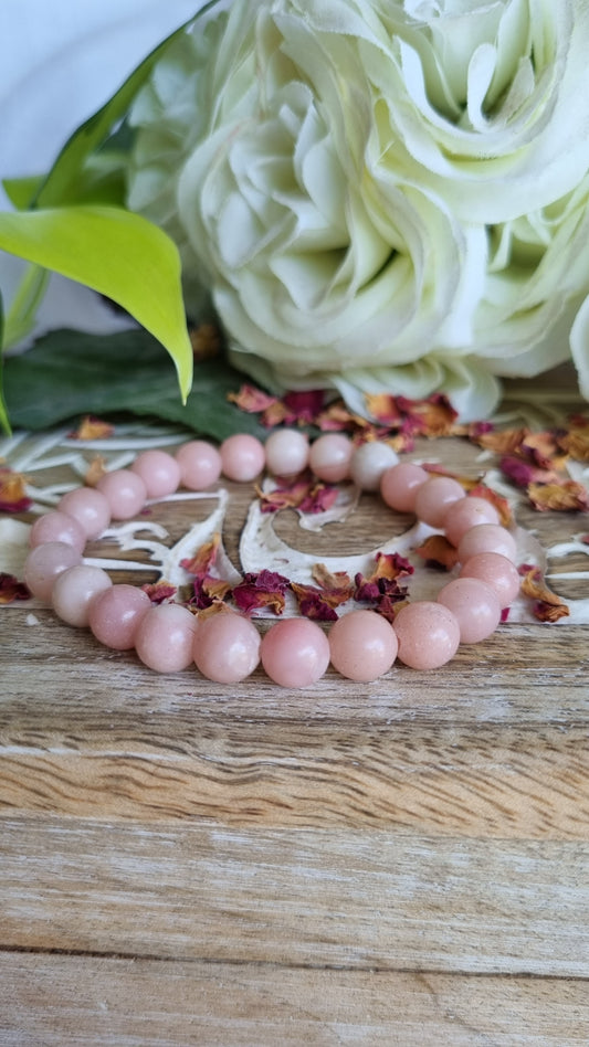 Pink Opal Bracelet - Reiki Infused