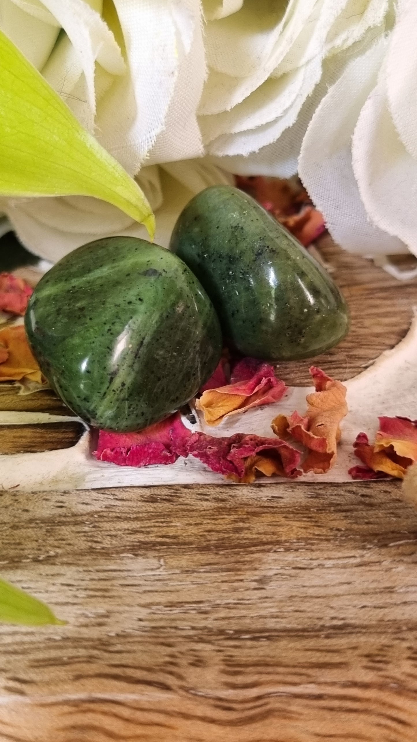 Jade / Pounamu Tumble- Reiki Infused