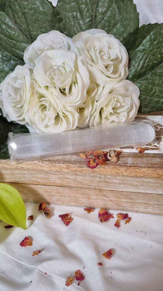 Selenite Massage Wand - Reiki Infused