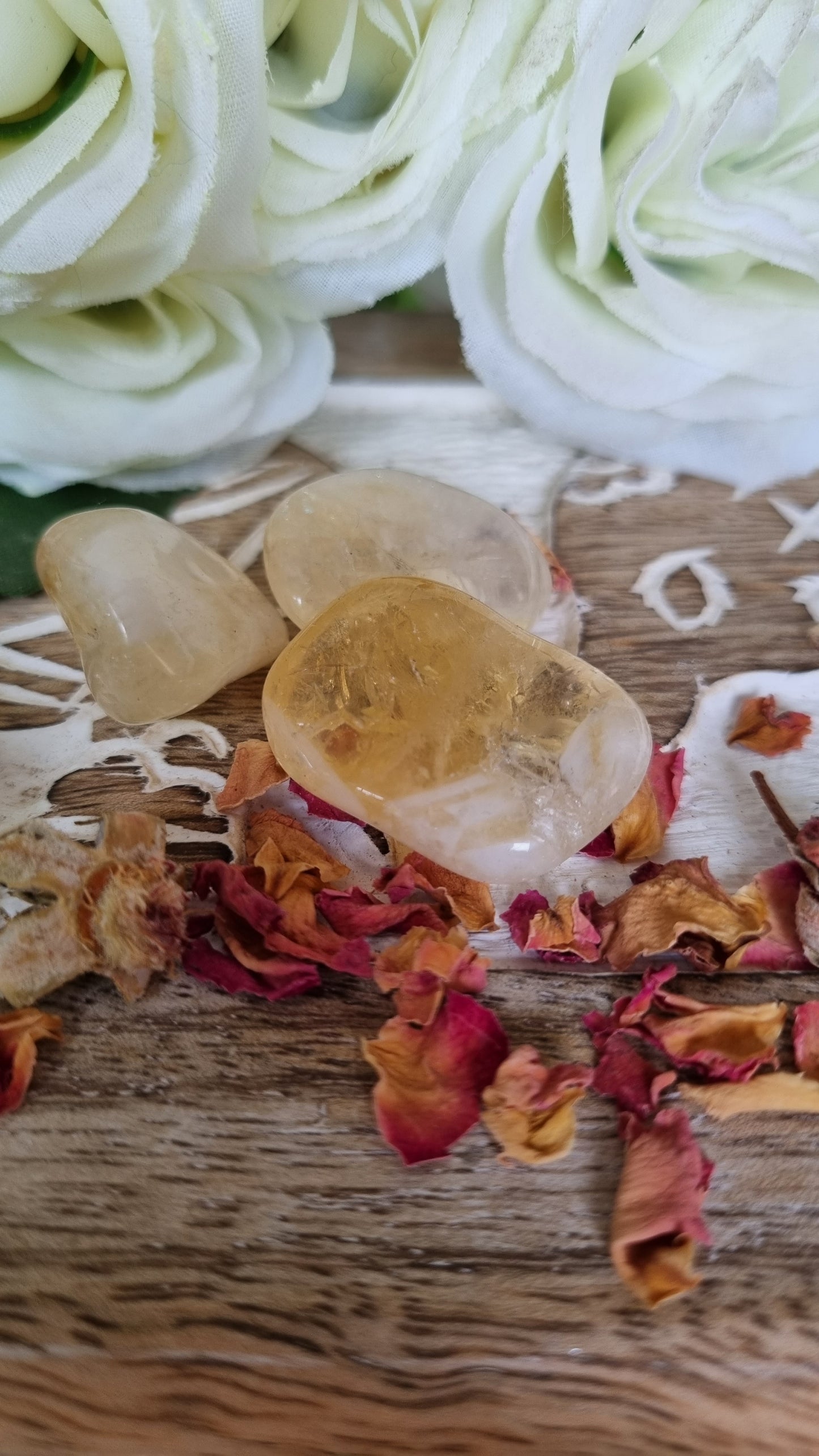 Citrine Tumble - Reiki Infused