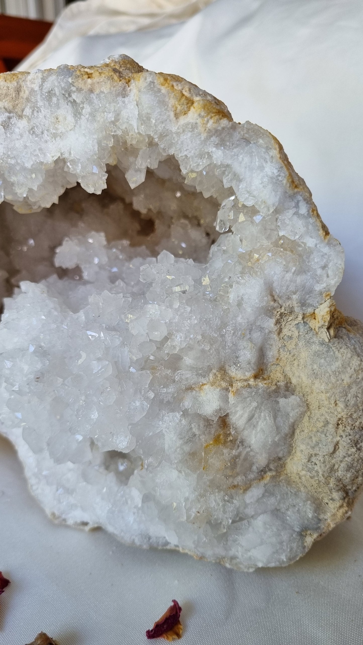 Clear Quartz Geode - Reiki Infused