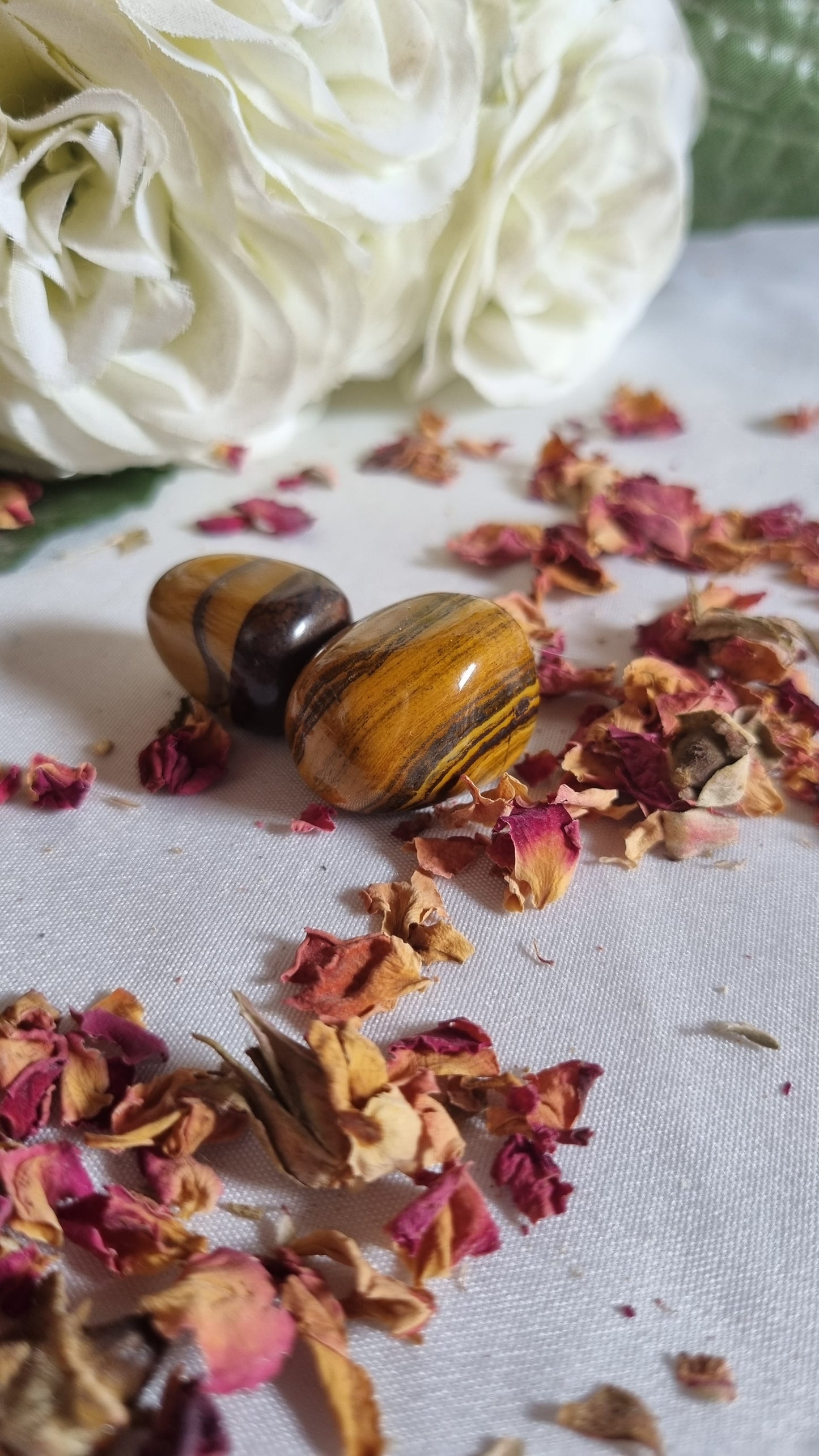 Banded Tiger's Eye Tumble -  Reiki Infused