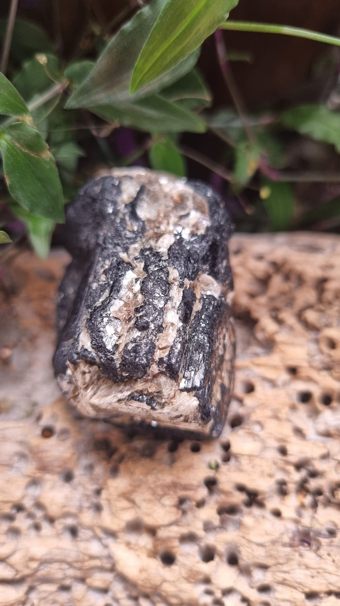 Black Tourmaline Raw - Reiki Infused