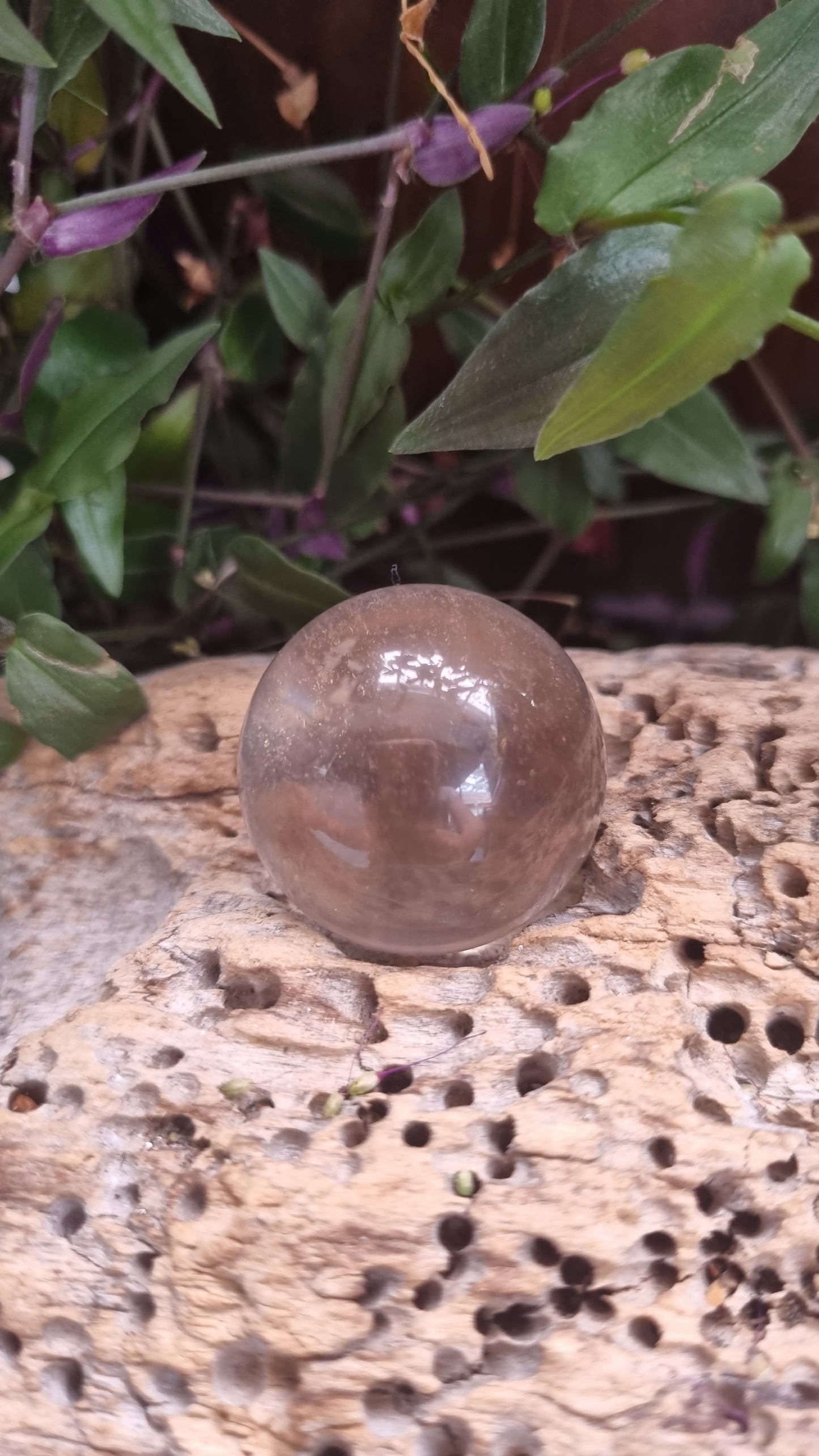 Smokey Quartz Sphere - Reiki Infused