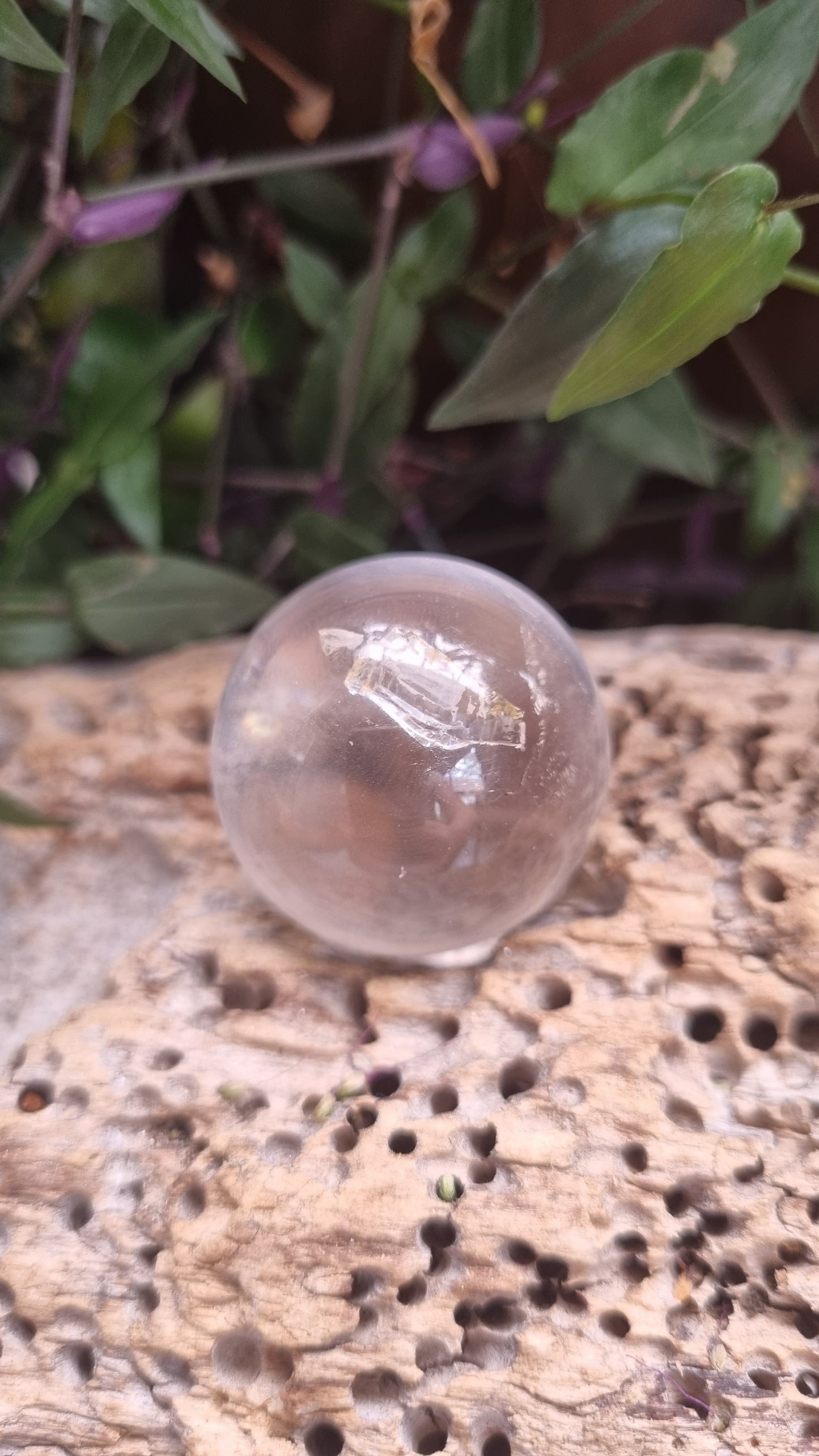 Clear Quartz Sphere - Reiki Infused