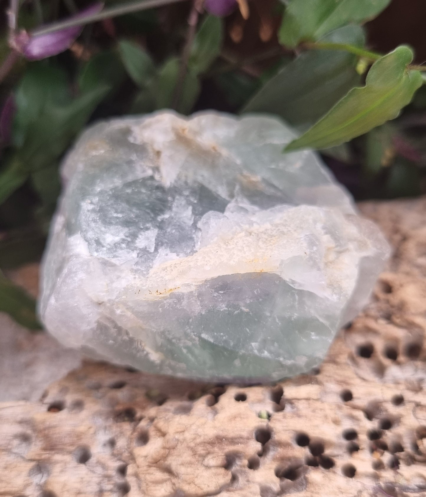 Fluorite Crystal Raw - Reiki Infused