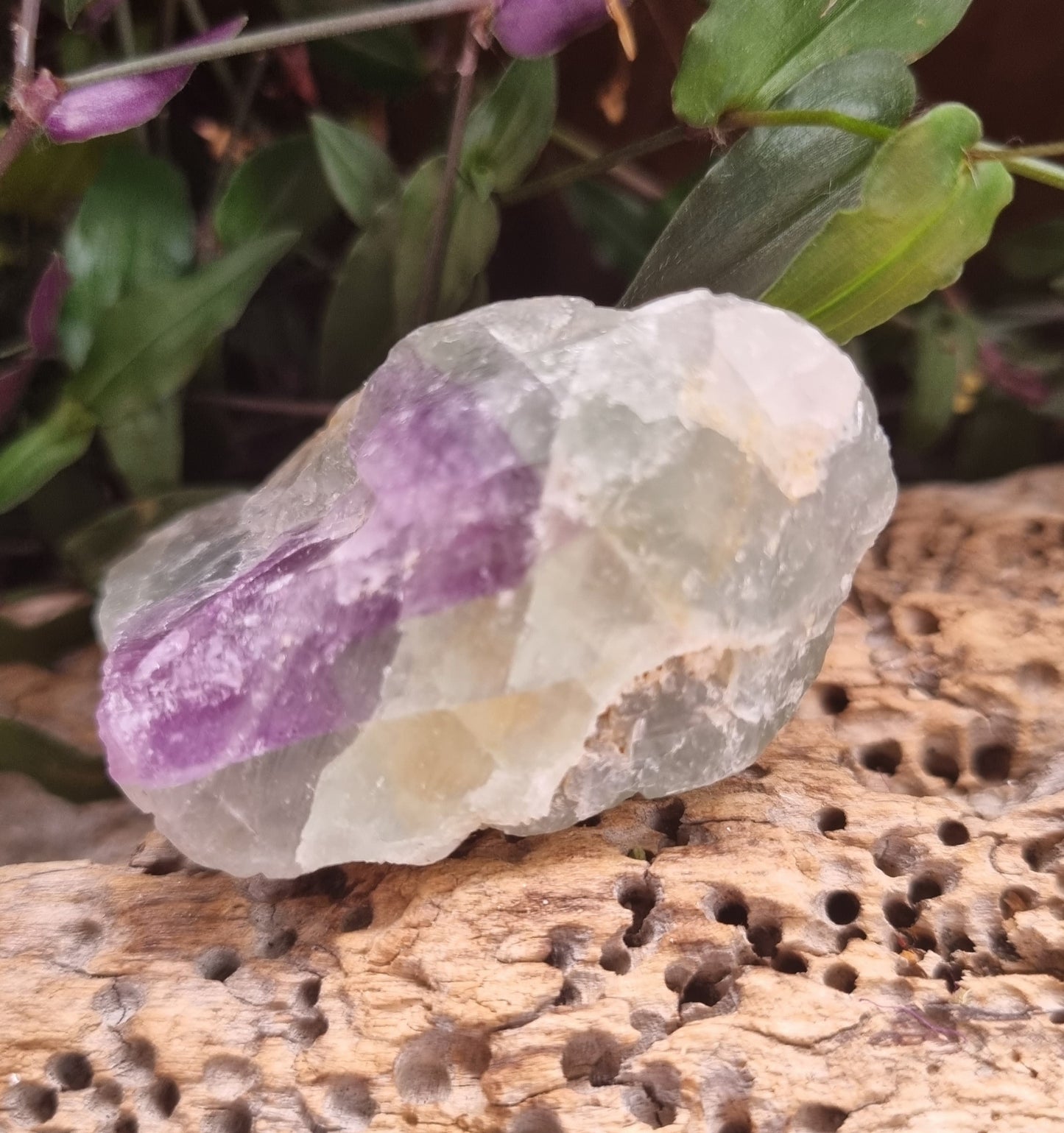 Fluorite Crystal Raw - Reiki Infused