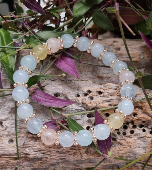 Chalcedony Bracelet - Reiki Infused