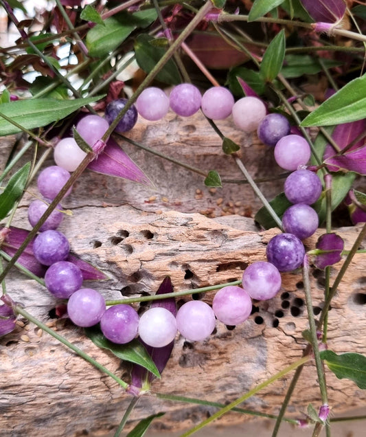 Lepidolite Bracelet - Reiki Infused