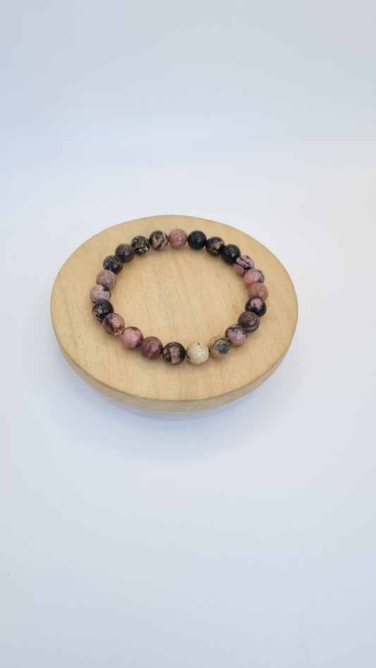 Rhodonite Bracelet - Reiki Infused