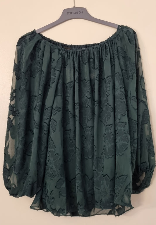 Forever New Forest Green Top