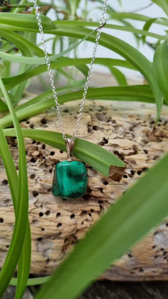 Malachite Necklace - Reiki Infused